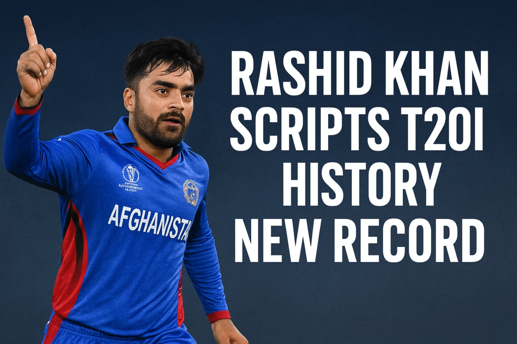 History Maker Rashid Khan